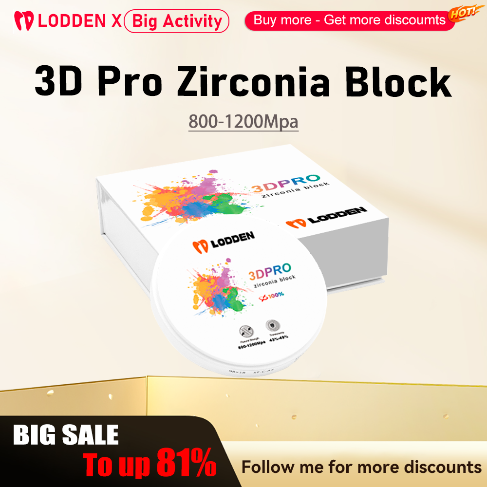 3D Printing Lego - Dental Zirconia Block 3D PRO Multilayer