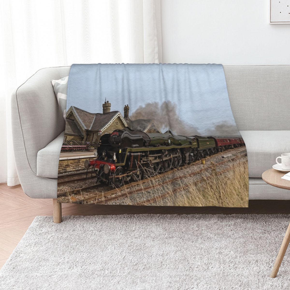 3D Printing Yorkshire - Steam train over Yorkshire moors Throw