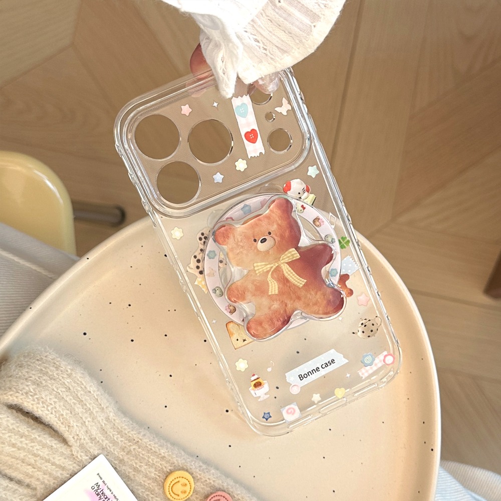 3D Printing Iphone - Ins Collage Cartoon Print Transparent Magnetic