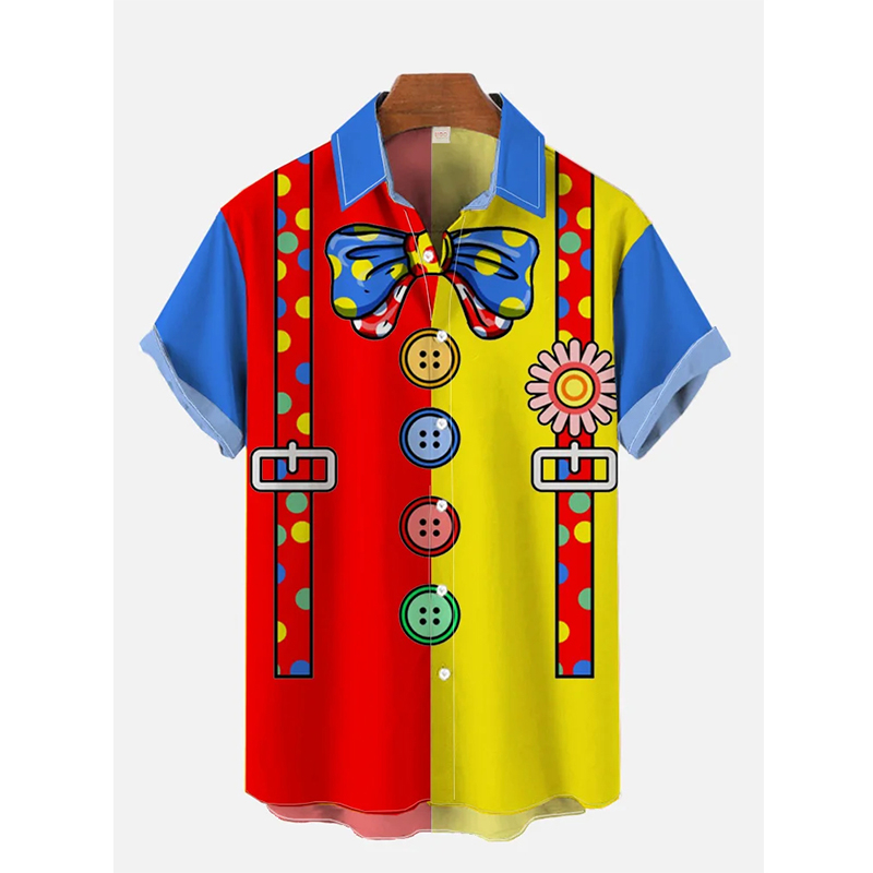 3D Printing Cancer - Hawaiian Men's Shirts 3D Fun Cartoon