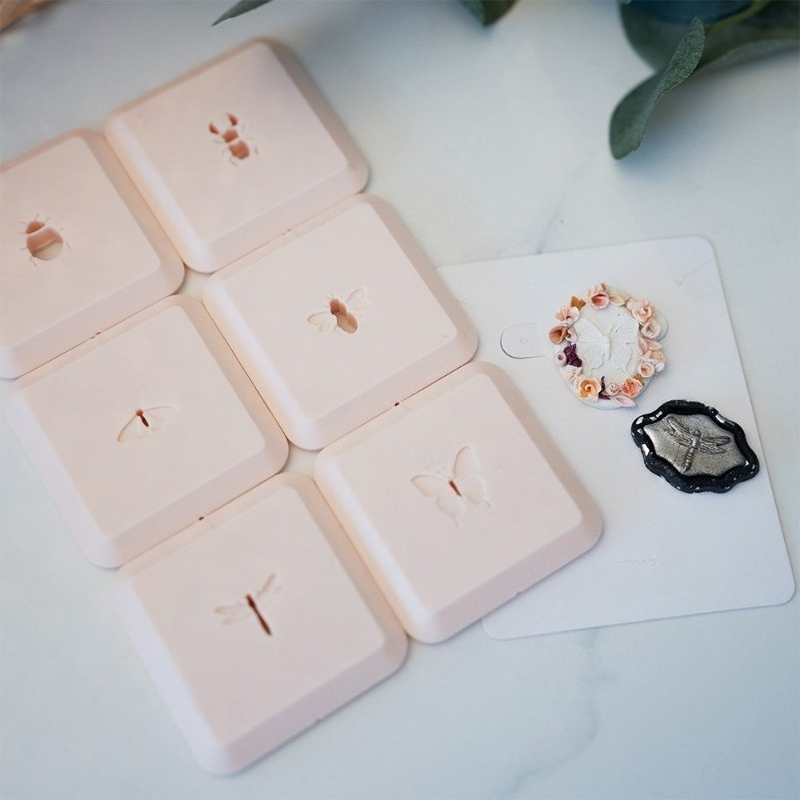 3D Printing Earrings - 3D Insect Pattern Mold Summer Style