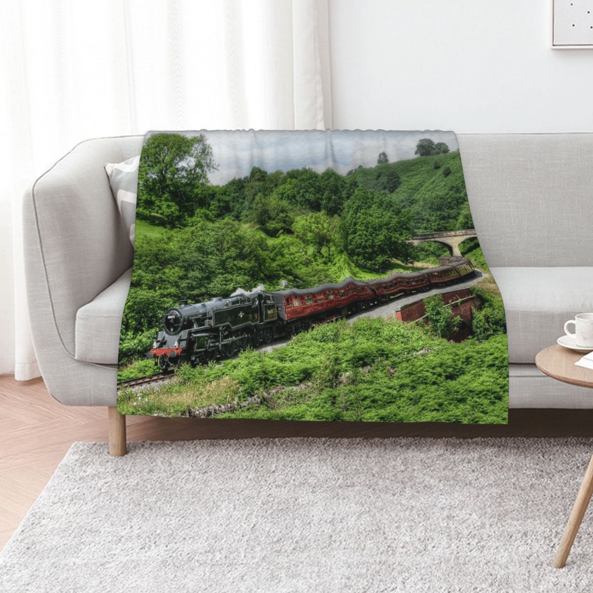3D Printing Yorkshire - North Yorkshire Moors Railway Throw Blanket