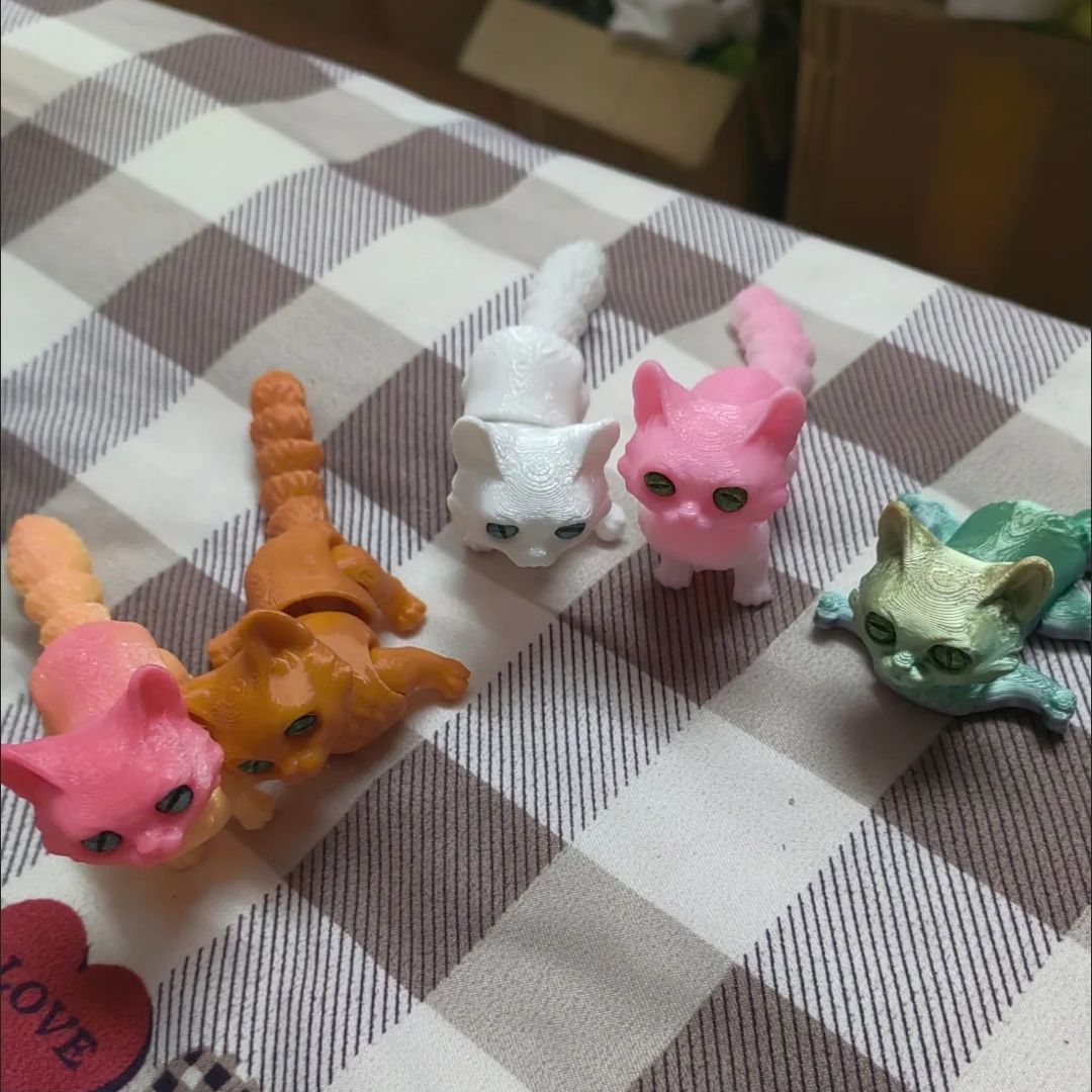 3D Printing Ultem - NEW 3D Printed Cat with Multiple