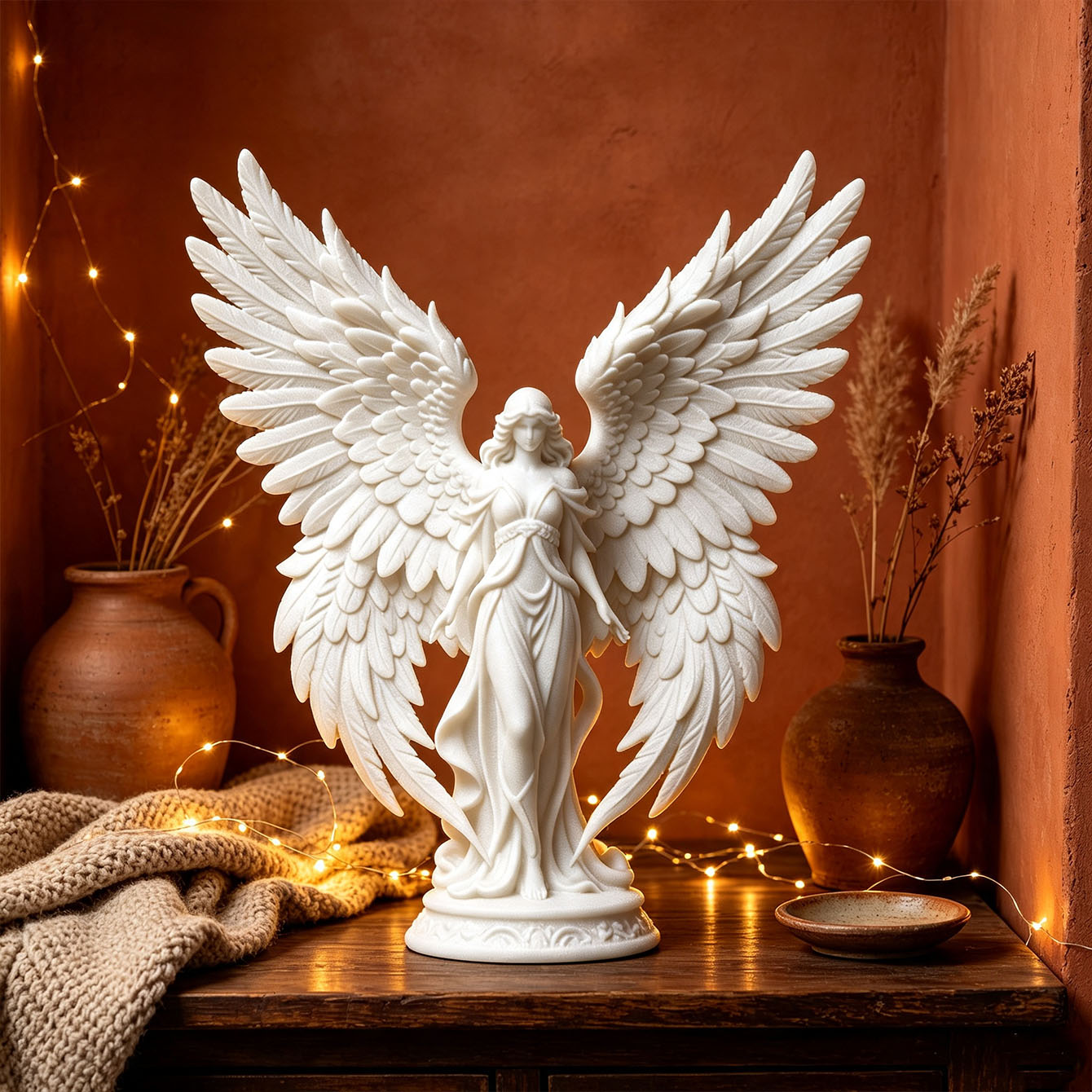 3D Printing Ultem - Light Luxury 3D Printed Angel Goddess
