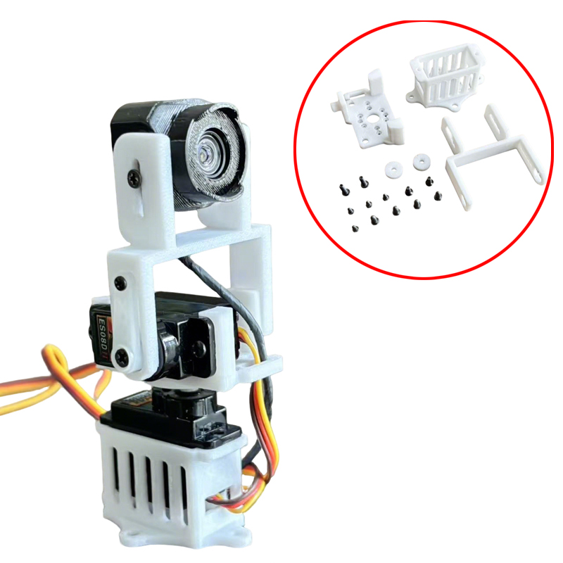 3D Printing X Axis - 1Set Dual-Axis Gimbal Mounting Bracket 19x19mm