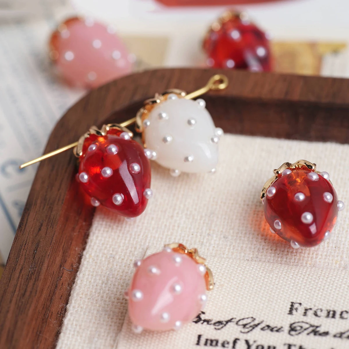 3D Printing Ultem - 2Pcs Color Print 3D Cartoon Strawberry