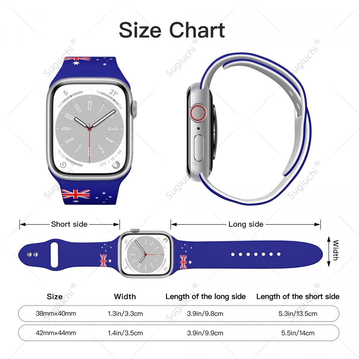 Unisex Australia Flag 3D Print - огляд і ціна 3D Printing Watch