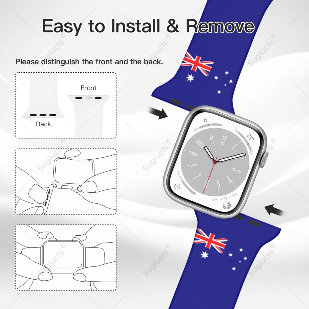 Unisex Australia Flag 3D Print - огляд і ціна 3D Printing Watch
