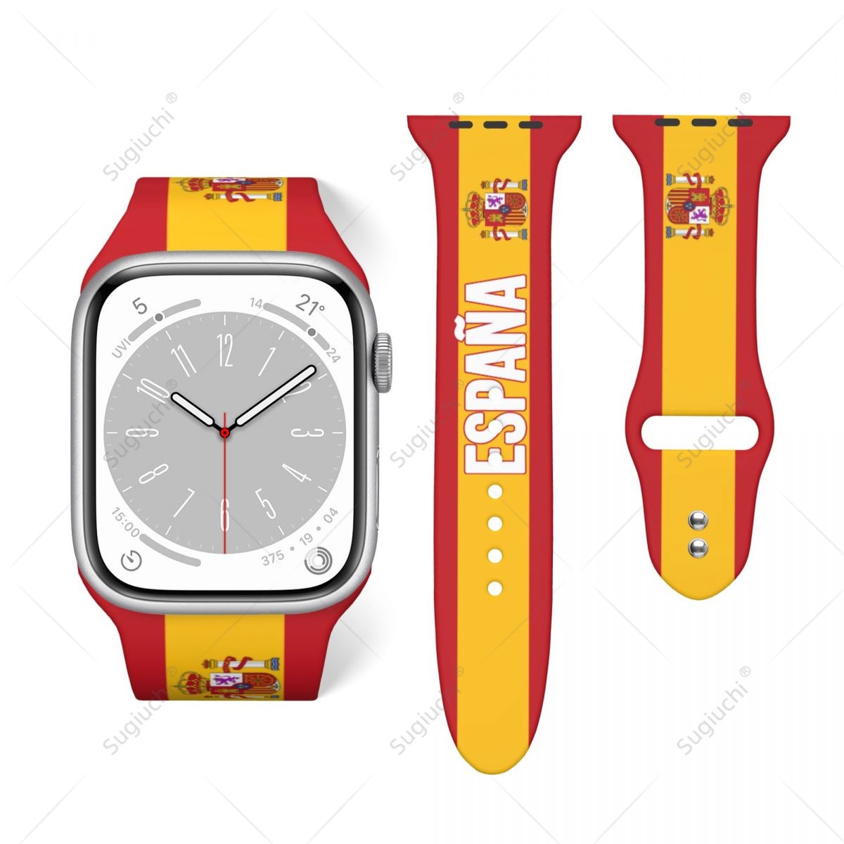 Unisex Spain Flag 3D Printing  - огляд і ціна 3D Printing Watch