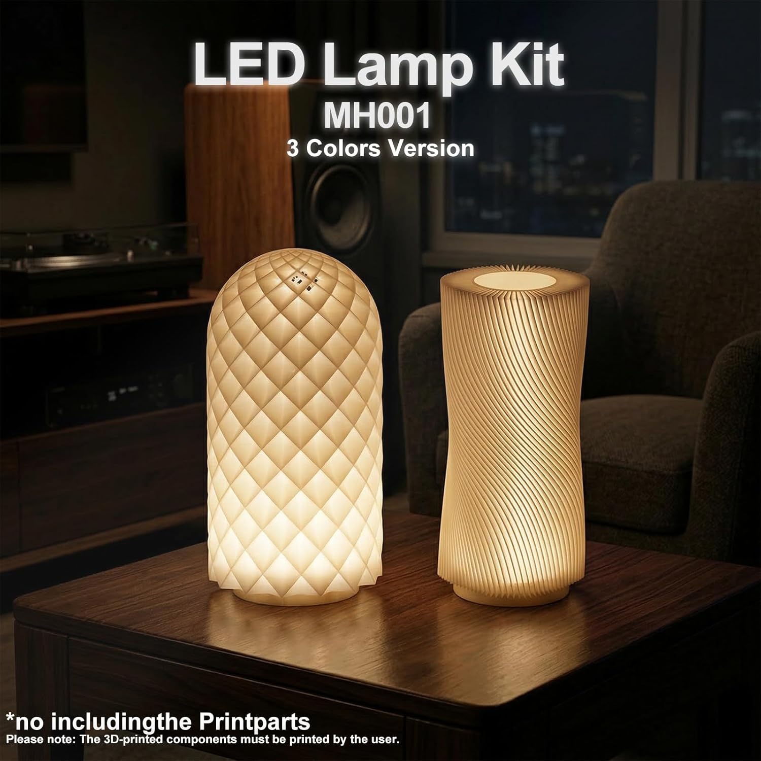 5PCS LED Lamp Kit 001 Three Co - огляд і ціна 3D Printing Bambu Lab