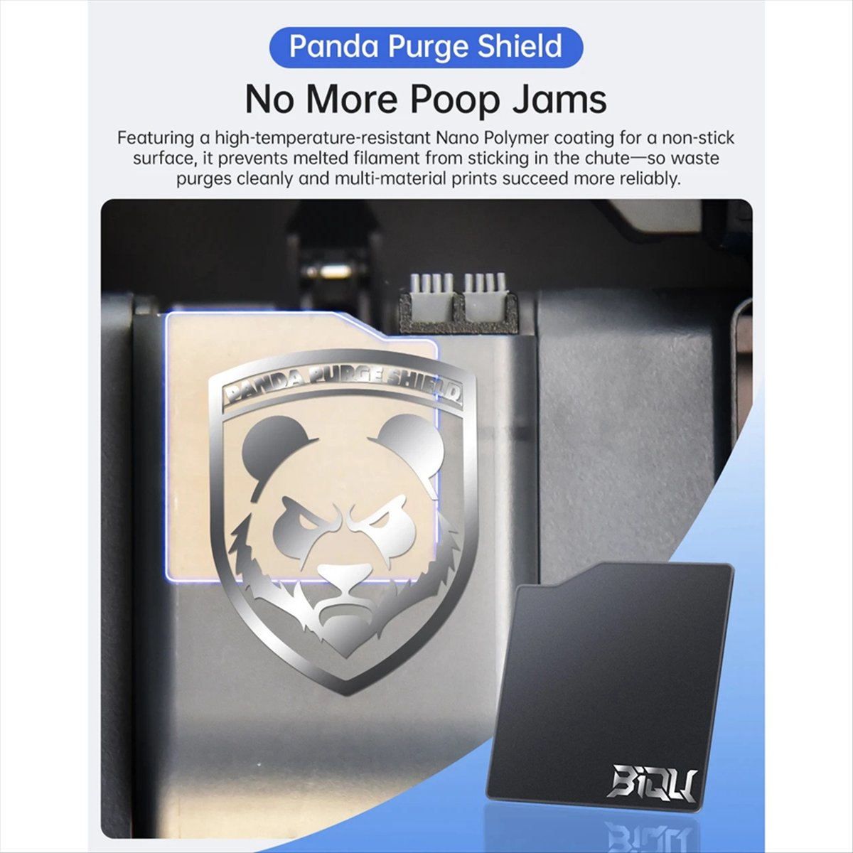 L70A BIQU Panda Purge Shield S - огляд і ціна 3D Printing Bambu Lab