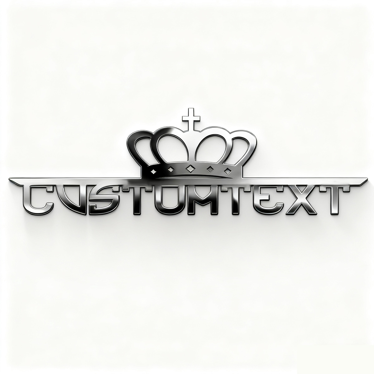 Classic Crown Creative Font 3D - огляд і ціна 3D Printing Car
