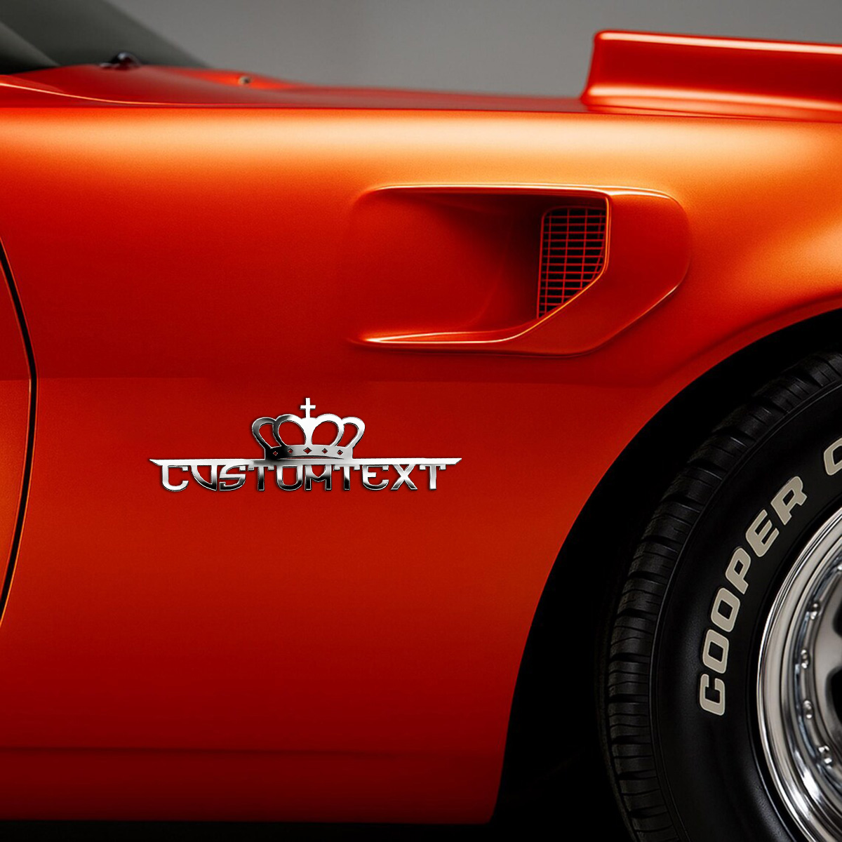 Classic Crown Creative Font 3D - огляд і ціна 3D Printing Car
