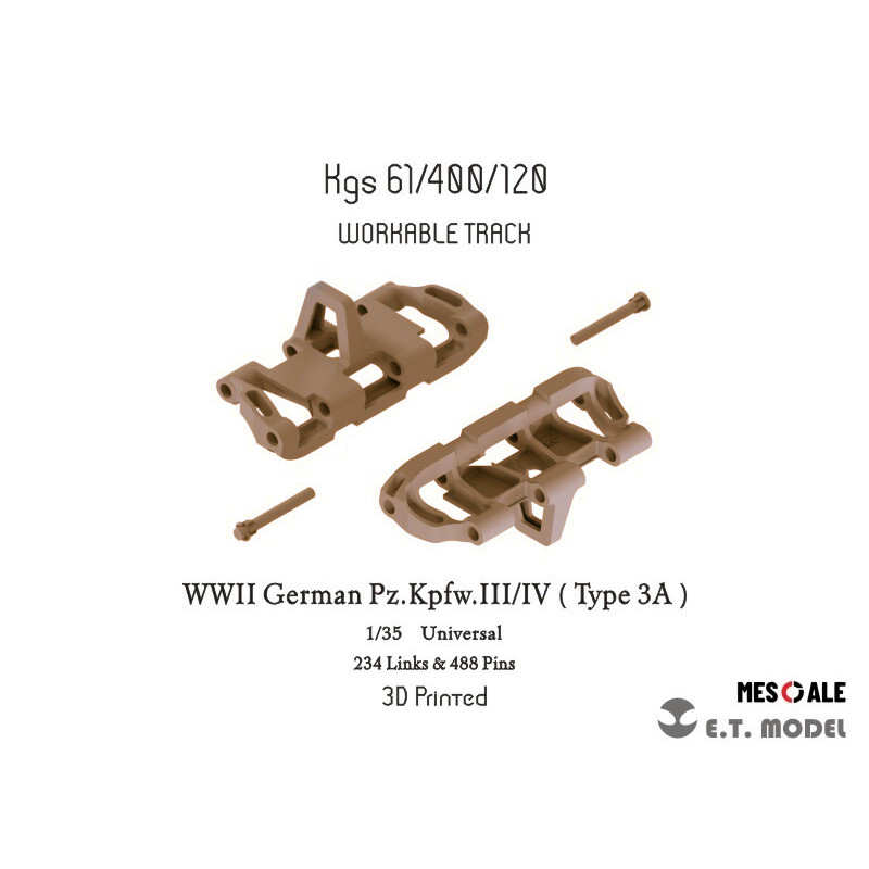 ET 1/35 P35-020 WWII German Pz - огляд і ціна 3D Printing Ultem
