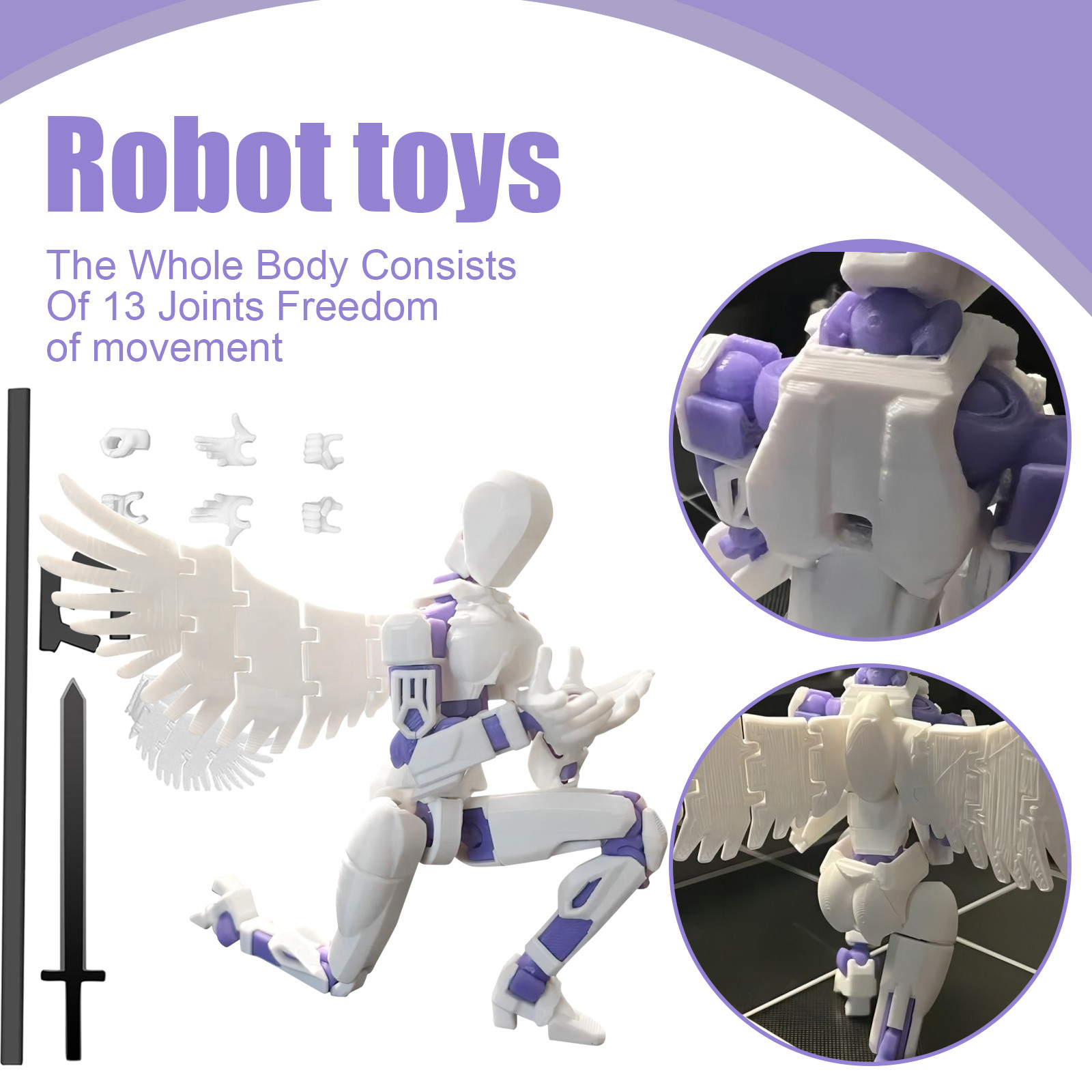 Multi-jointed Movable Robot 3. - огляд і ціна 3D Printing For Dummies