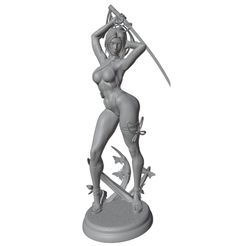 1/24 Female 	Warrior Resin Mod - огляд і ціна 3D Printing For Dummies