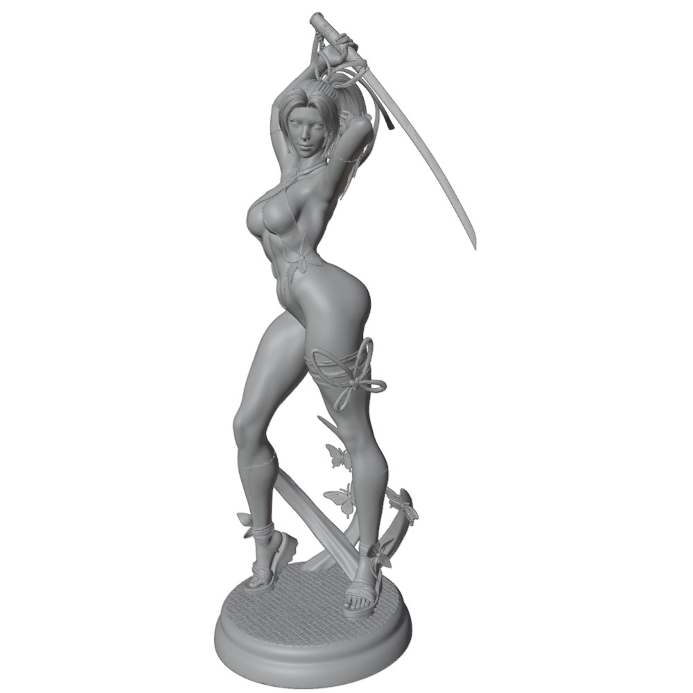 1/24 Female 	Warrior Resin Mod - огляд і ціна 3D Printing For Dummies