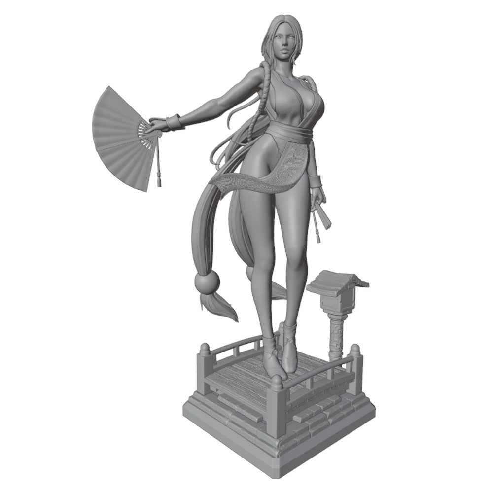 1/24 Sexy Long-Haired Girl Min - огляд і ціна 3D Printing Ultem