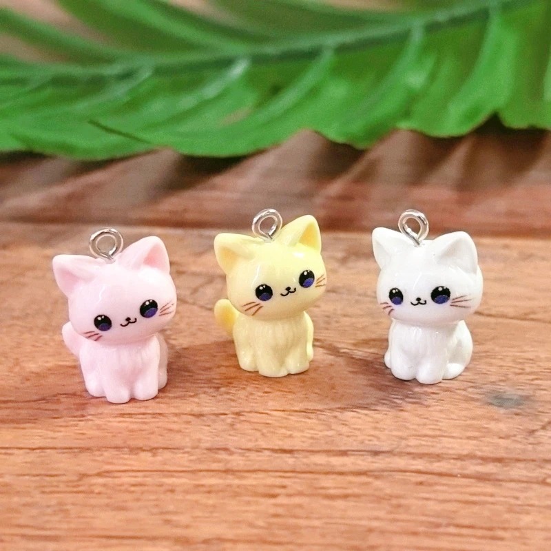10pcs 3D Kawaii Happy Cat Resi - огляд і ціна 3D Printing Earrings