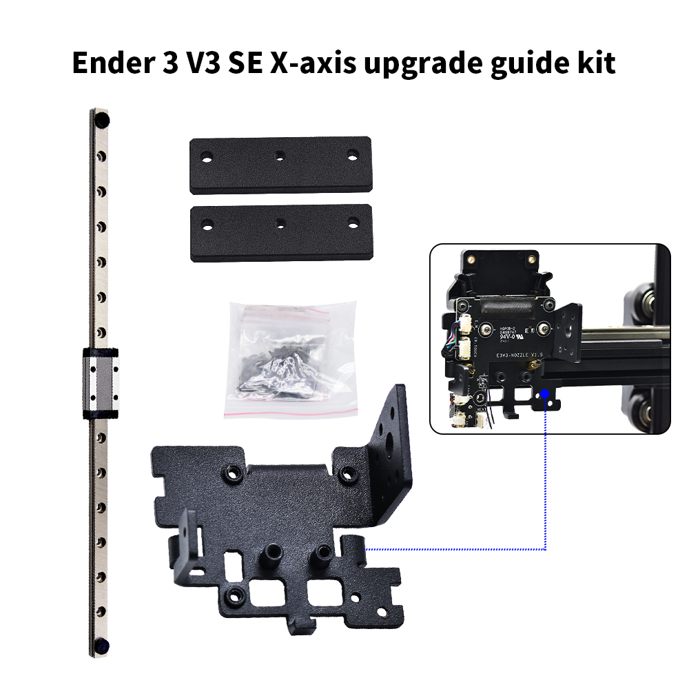 Ender-3 V3 SE Y-axis Dual Line - огляд і ціна 3D Printing X Axis