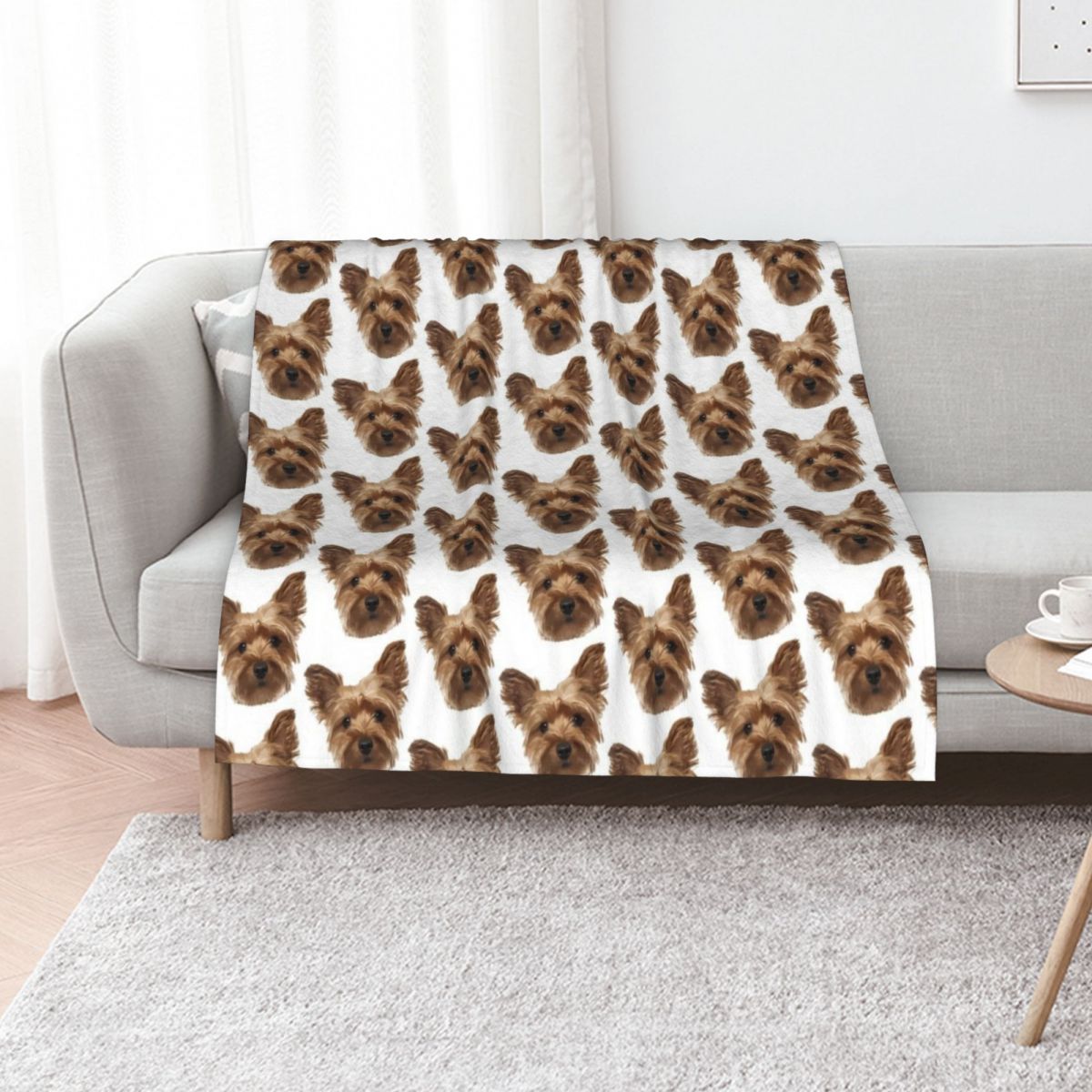 Yorkshire Terrier Throw Blanke - огляд і ціна 3D Printing Yorkshire