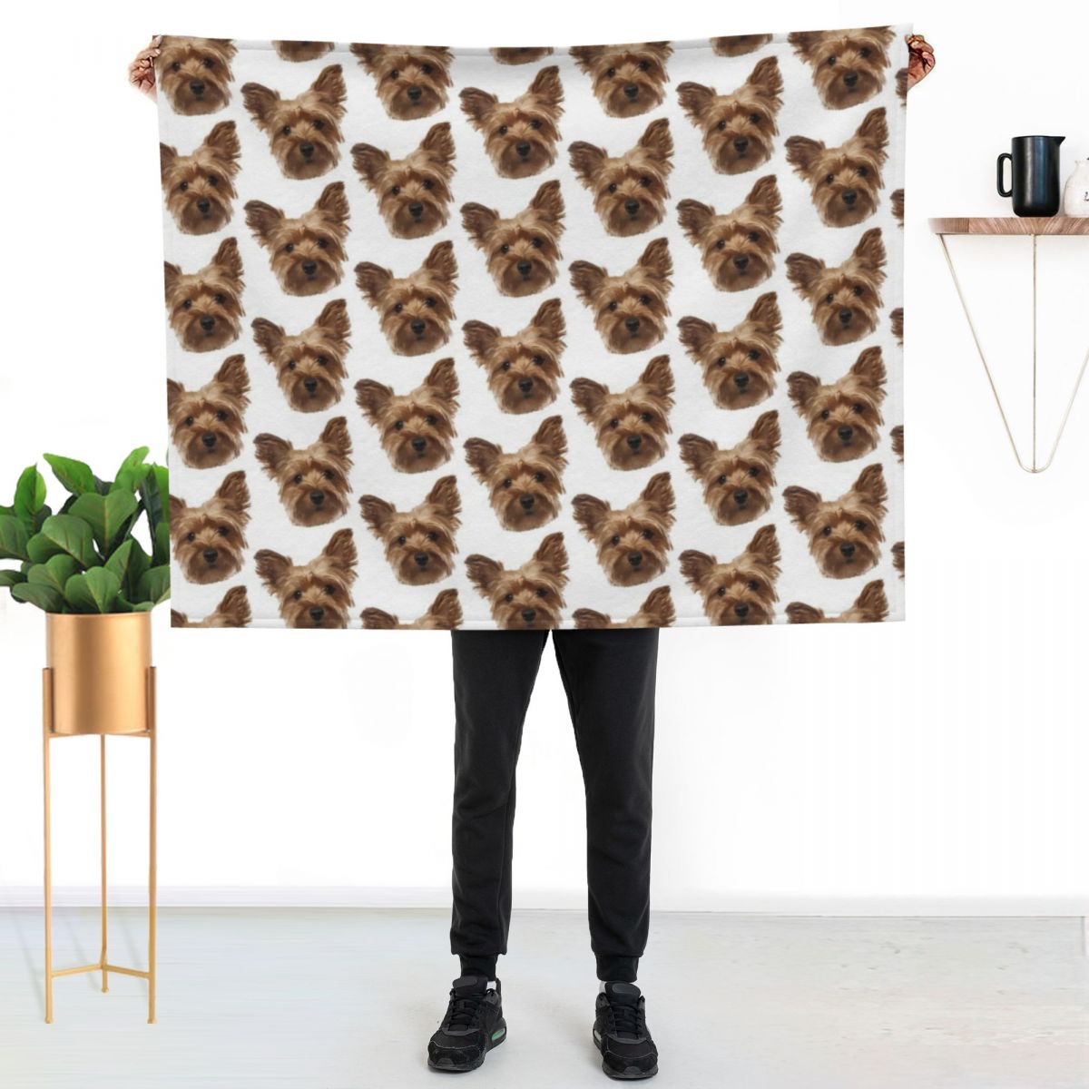Yorkshire Terrier Throw Blanke - огляд і ціна 3D Printing Yorkshire