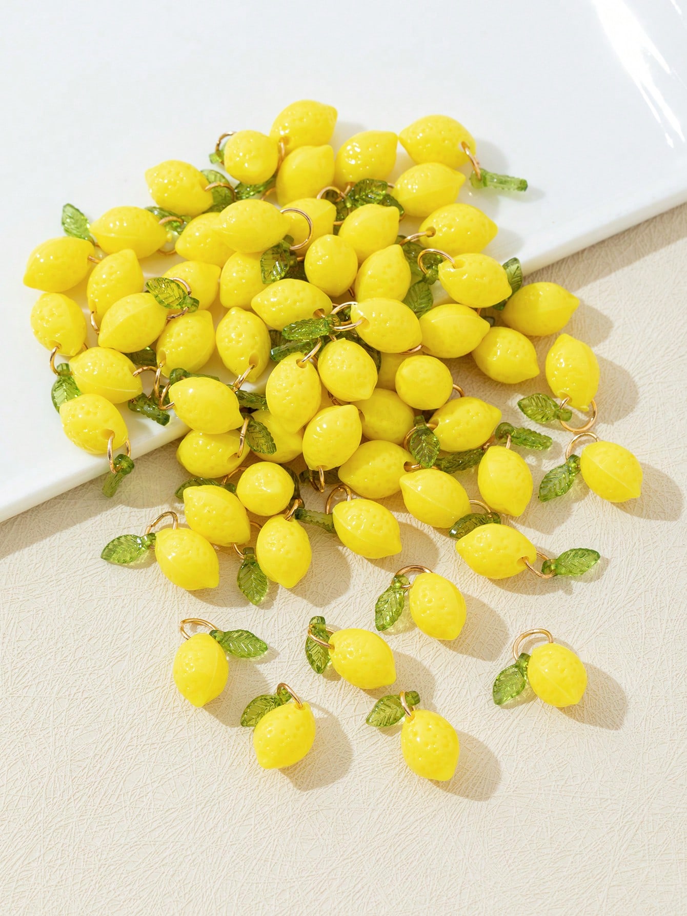 10Pcs 3D Lemon Resin Charms Pe - огляд і ціна 3D Printing Earrings