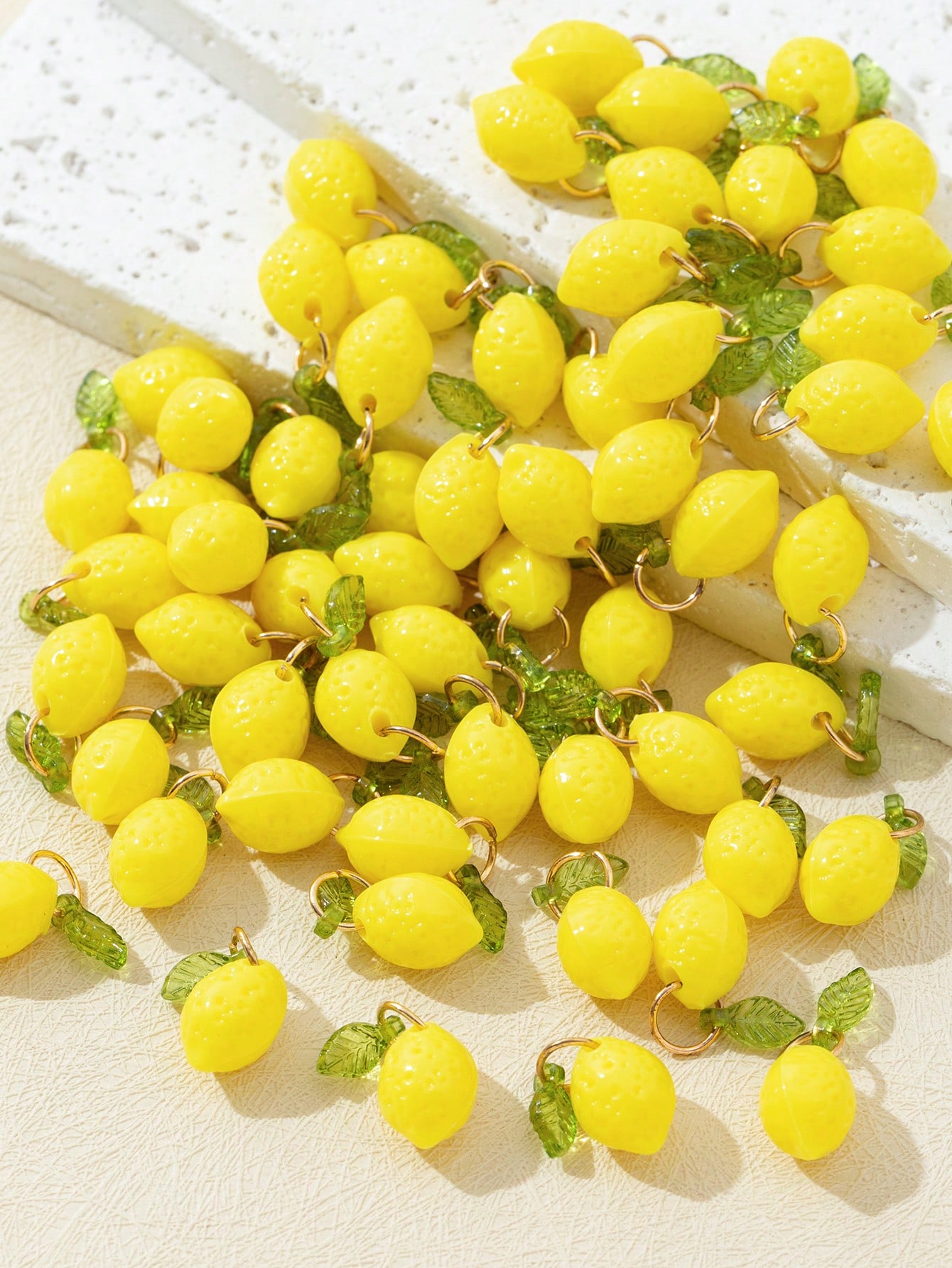 10Pcs 3D Lemon Resin Charms Pe - огляд і ціна 3D Printing Earrings