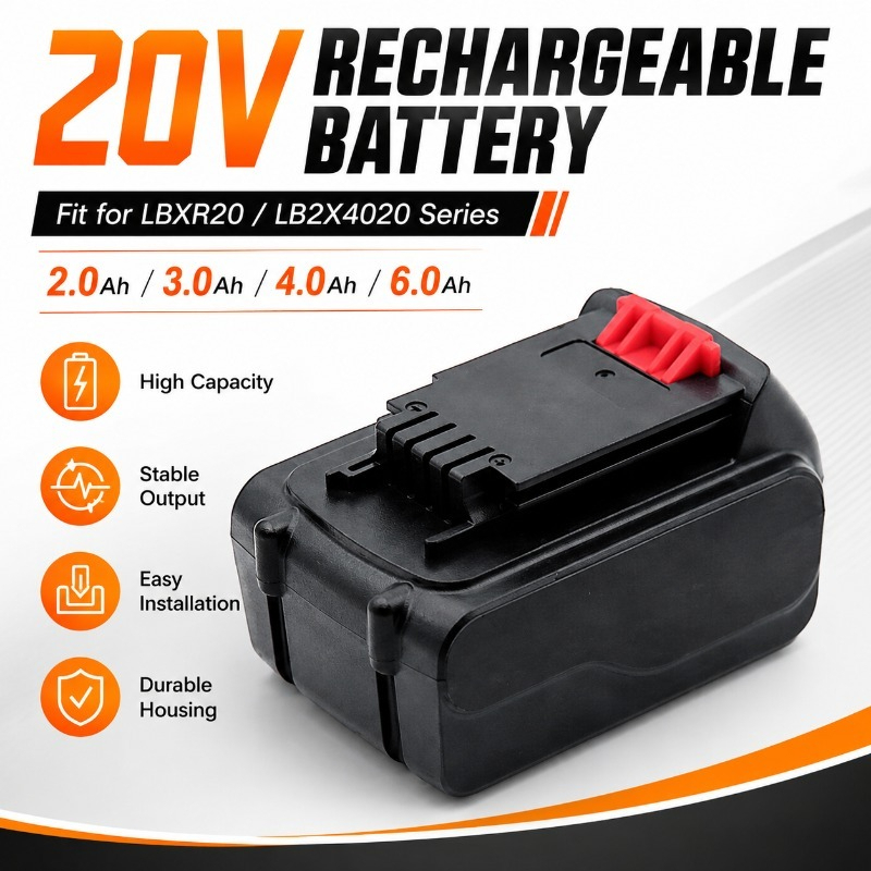 20V Max 6.0Ah Lithium-Ion Repl - огляд і ціна Black+Decker Tool 20V Max