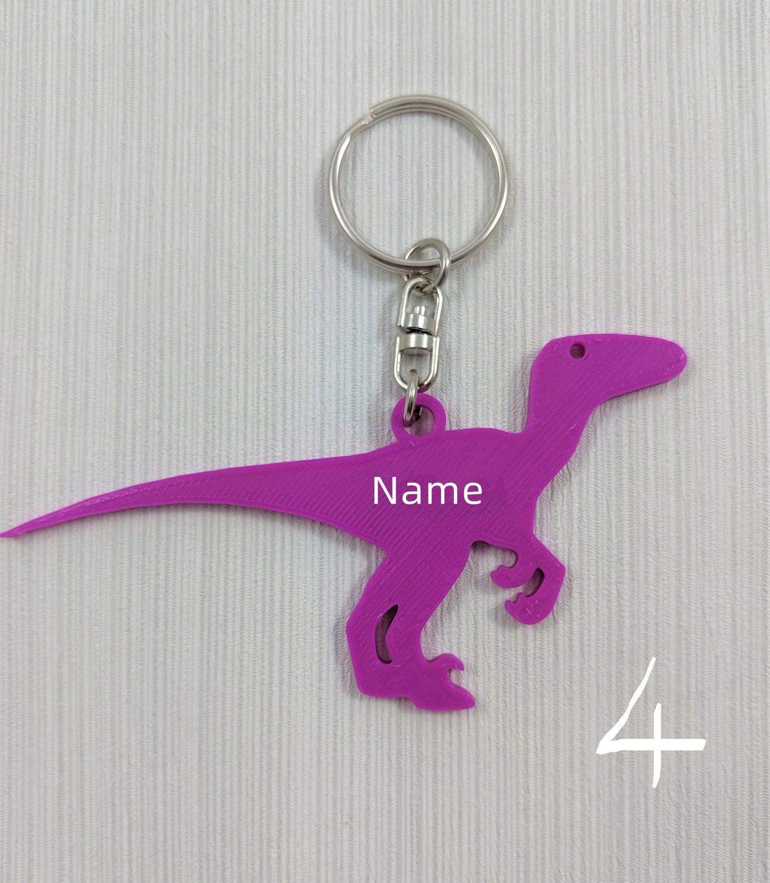 Custom Name Keychains 3D Print - огляд і ціна 3D Printing Steel