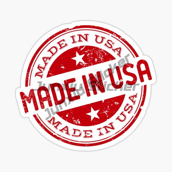 MADE IN USA Flag Vinyl Car Sti - огляд і ціна 3D Printing Car