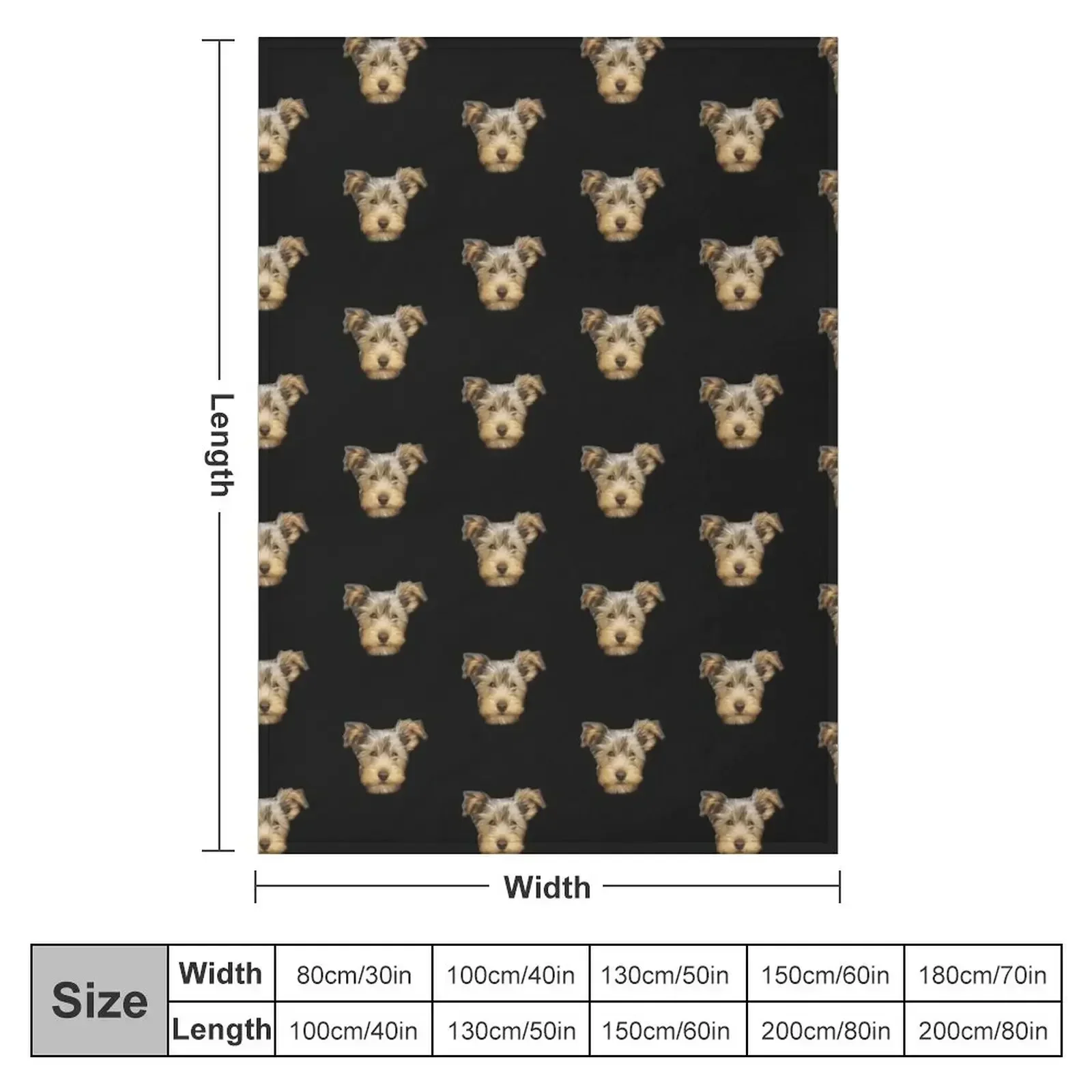 yorkshire terrier Throw Blanke - огляд і ціна 3D Printing Yorkshire