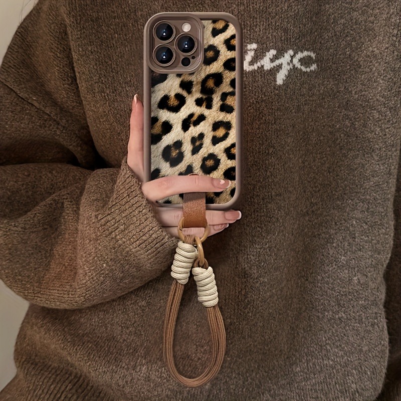 Brown Textured Leopard Print L - огляд і ціна 3D Printing Iphone