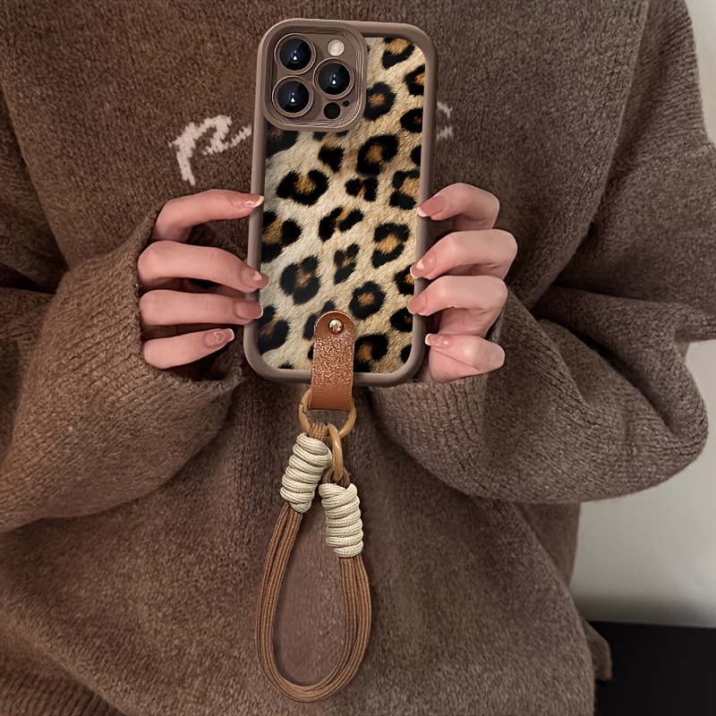 Brown Textured Leopard Print L - огляд і ціна 3D Printing Iphone
