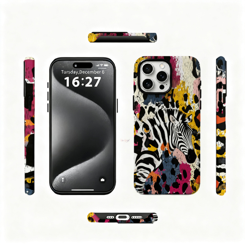 Shock Absorption Zebra Print P - огляд і ціна 3D Printing Iphone