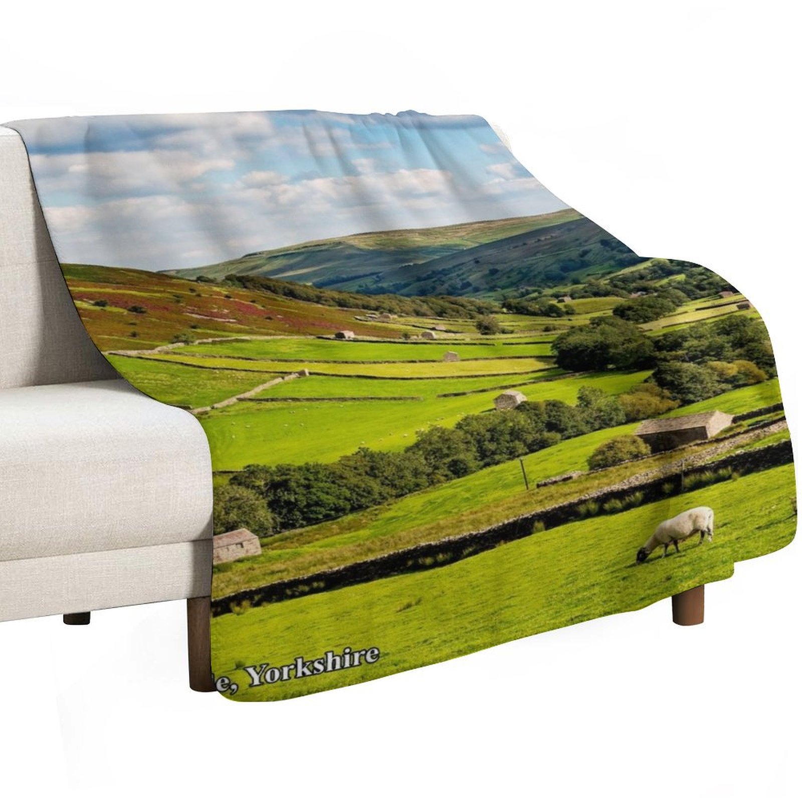 Yorkshire Dales Throw Blanket  - огляд і ціна 3D Printing Yorkshire