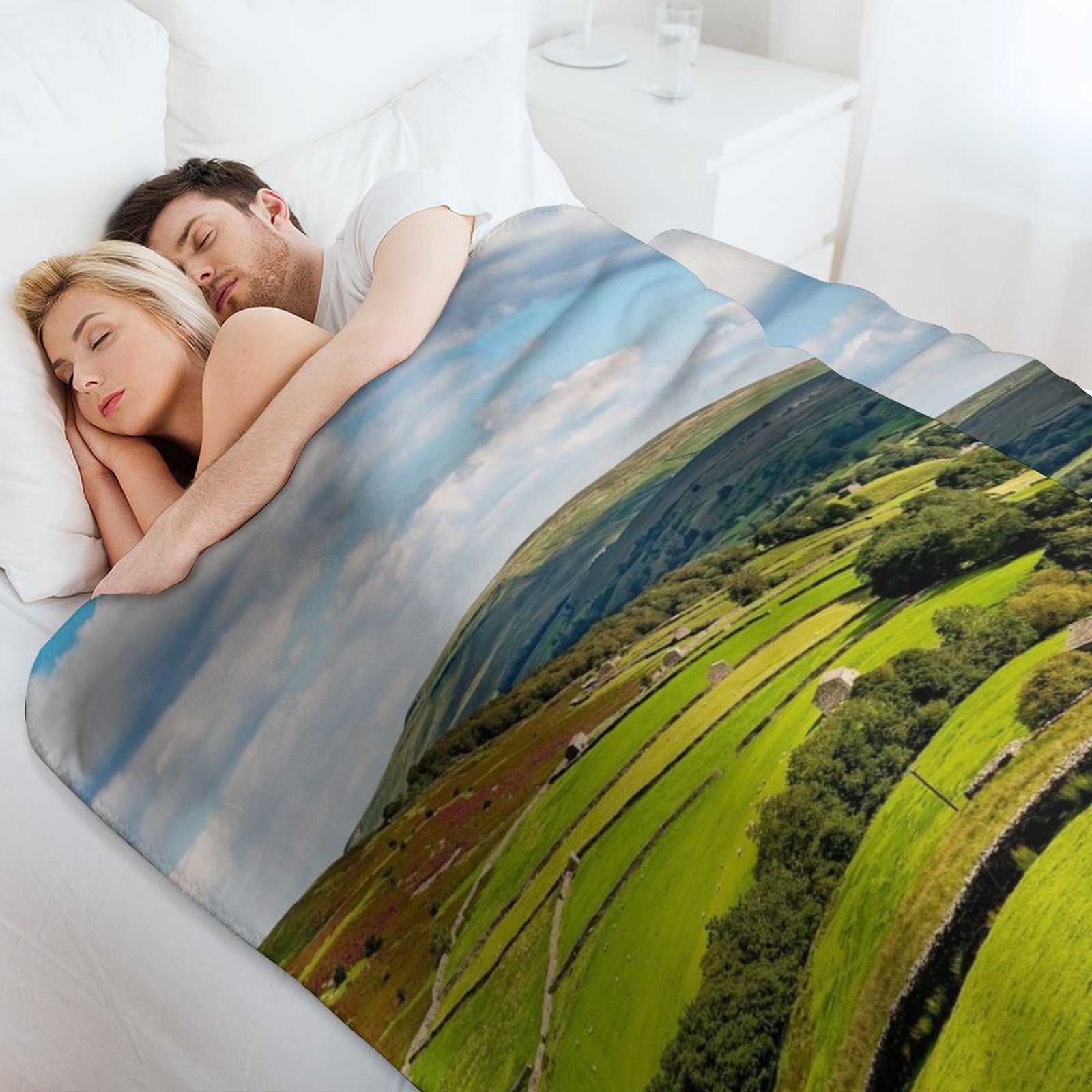 Yorkshire Dales Throw Blanket  - огляд і ціна 3D Printing Yorkshire