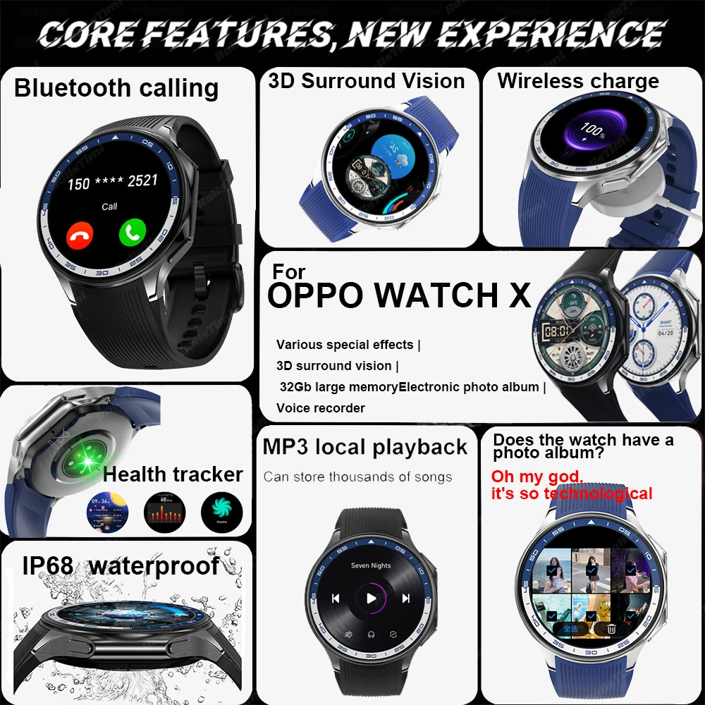 1.43 AMOLED Smart Watch 3D Sur - огляд і ціна 3D Printing Watch
