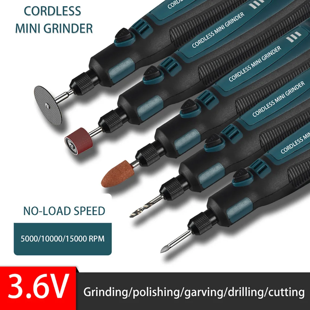 3.6V 5000-10000-15000r Cordles - огляд і ціна 3D Printing Grinder