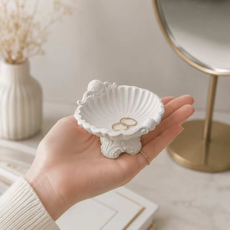Vintage Baroque Shell Shape 3D - огляд і ціна 3D Printing Earrings