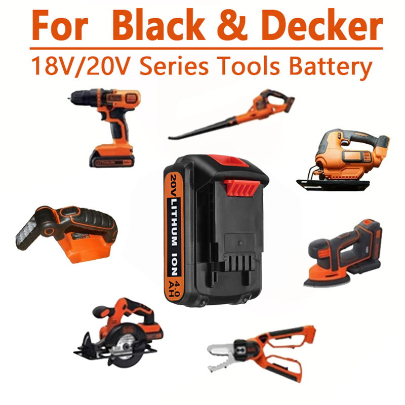 high capacity 8Ah LBX20 Replac - огляд і ціна Black+Decker Tool 20V Max