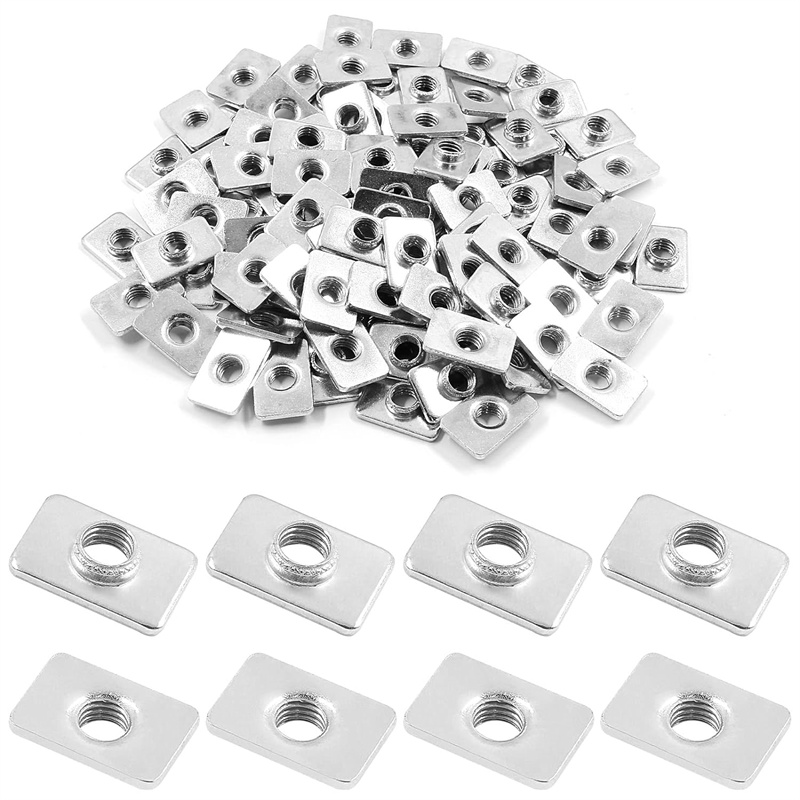 100pcs Flat Sliding T-Slot Nut - огляд і ціна 3D Printer Enclosure Frame