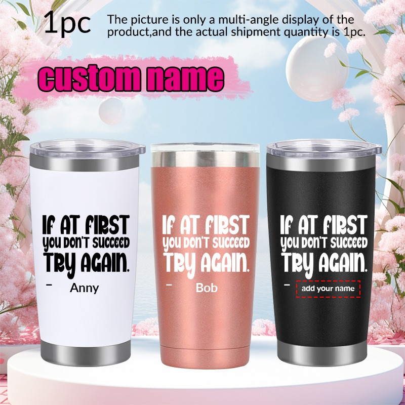 1pc Customized Name 20oz Car C - огляд і ціна 3D Printing Steel