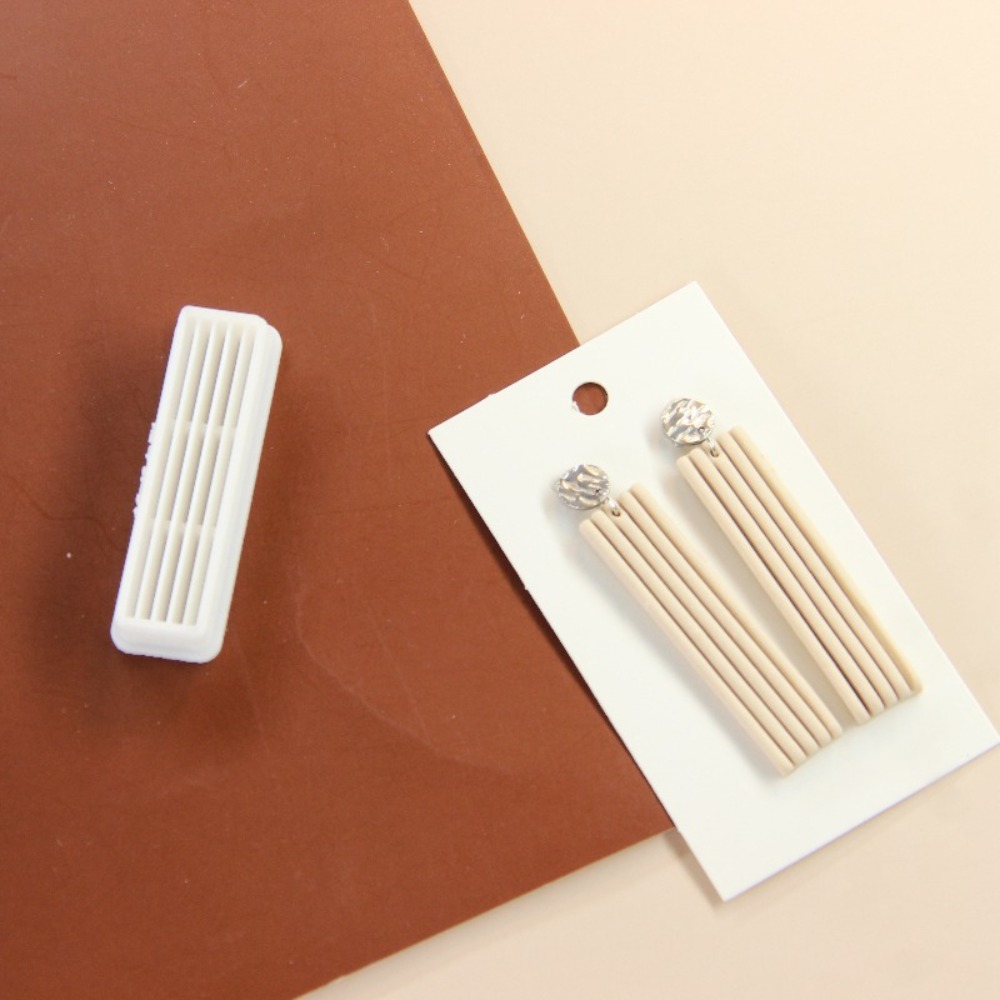 4Pcs Geometric Tassel Polymer  - огляд і ціна 3D Printing Earrings