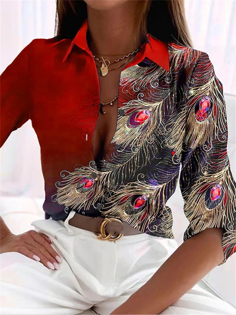Fashion Feather Pattern Women  - огляд і ціна 3D Printing Cancer