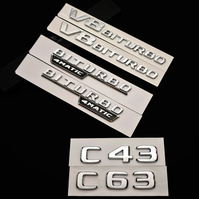 ABS Chrome Car Trunk C43 C63 E - огляд і ціна 3D Printing Car