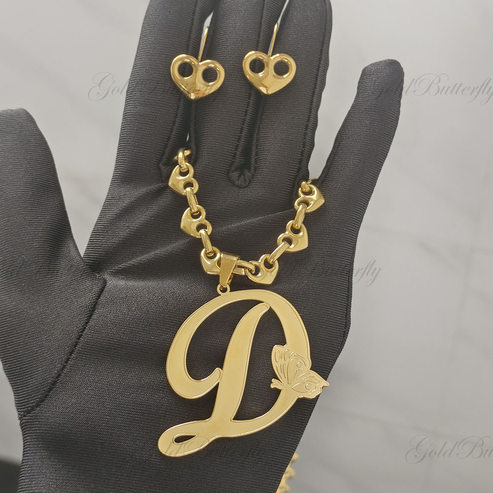 GoldButterfly Custom Heart Ear - огляд і ціна 3D Printing Earrings