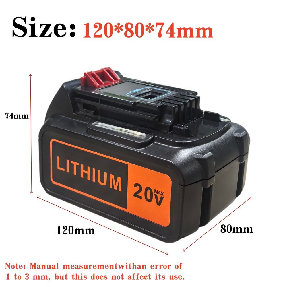 8Ah High Capacity Replacement  - огляд і ціна Black+Decker Tool 20V Max