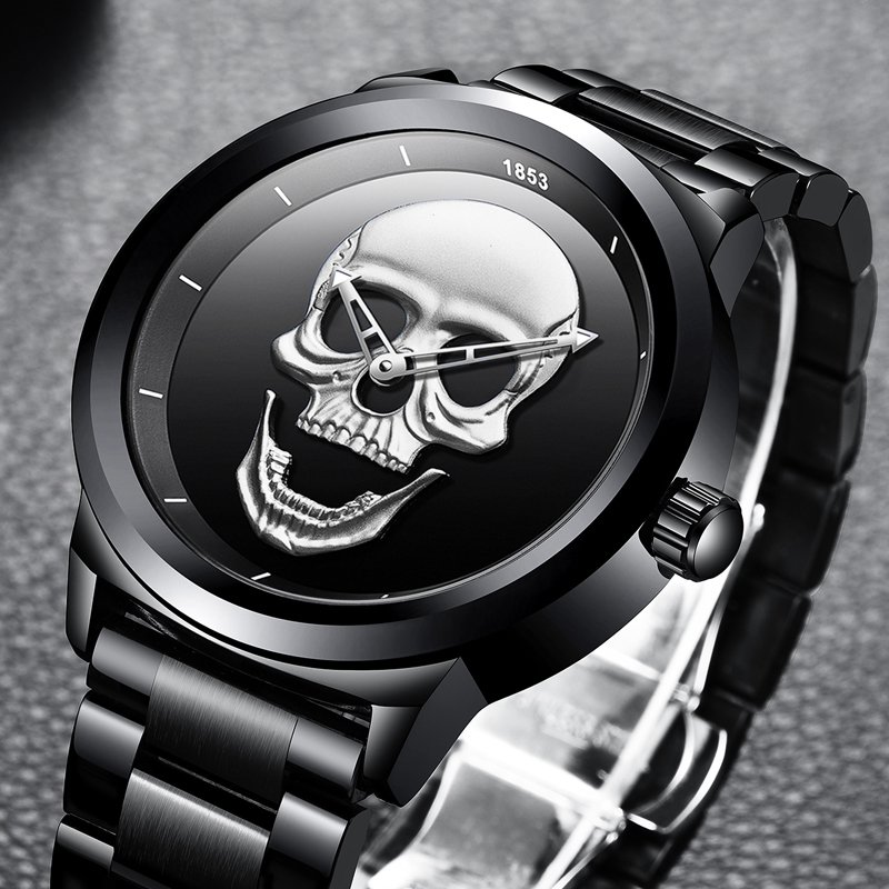 LIGE Skeleto Men Watch Top Bra - огляд і ціна 3D Printing Watch