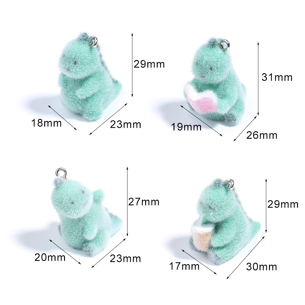 4Pcs 3D Mini Dinosaur Pendant  - огляд і ціна 3D Printing Earrings